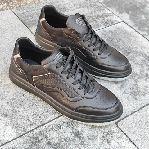 Модні чоловічі шкіряні кросівки Norman 228ш 228ш фото