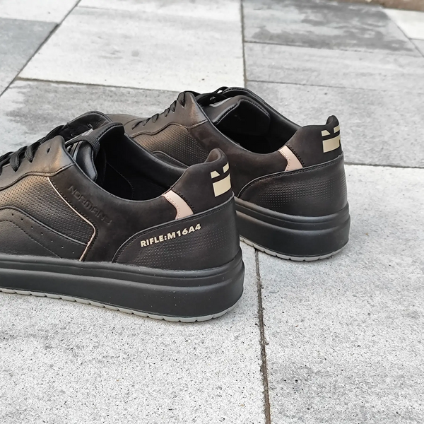 Модні чоловічі шкіряні кросівки Norman 228ш 228ш фото