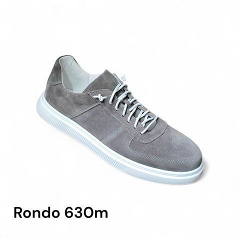 Чоловічі кеди Rondo, модель 630, сірий замш натуральний 630-6 фото