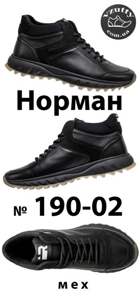 Мужские кожаные зимние ботинки Norman 190, р. 40 СВ-20 фото