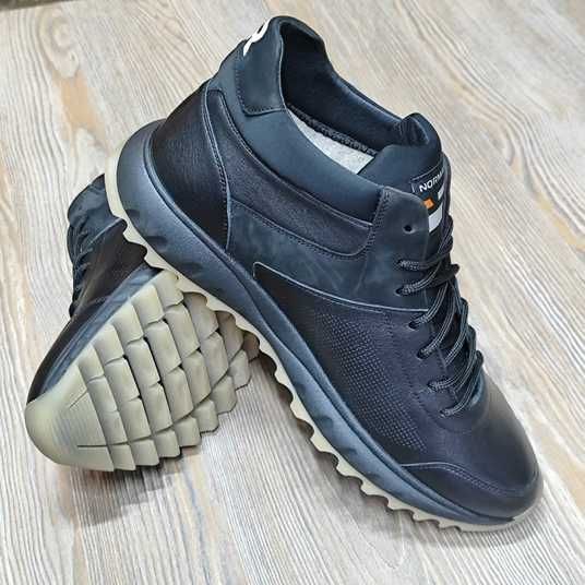 CHALLENGERWELCOME MAT（NAVY） Чоловічі шкіряні зимові черевики Norman 190 - купити в інтернет
