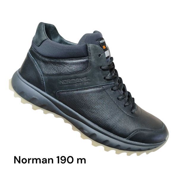 Чоловічі шкіряні зимові черевики Norman 190, р. 40 СВ-20 фото
