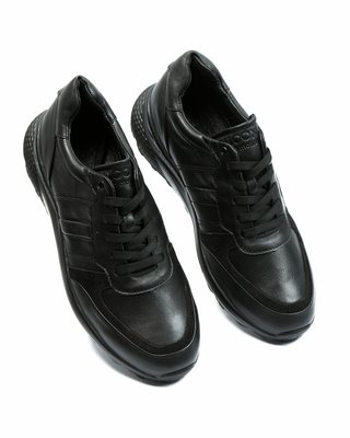 Мужские кожаные кроссовки Falkon, размеры 40-43 56787 фото